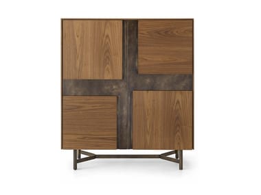 CLIK L1950 - Wooden highboard with doors by Arte Brotto
