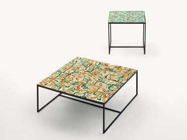 COCCI - Faïence garden side table by Paola Lenti