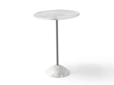 HOURGLASS - Round marble coffee table by Amura