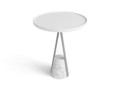 HALO - Round Solid Surface coffee table by Antonio Lupi Design