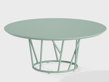 WILD - Round aluminium garden side table by FAST