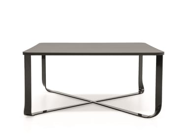 CONFLUENCE - Square wooden table by Pianca