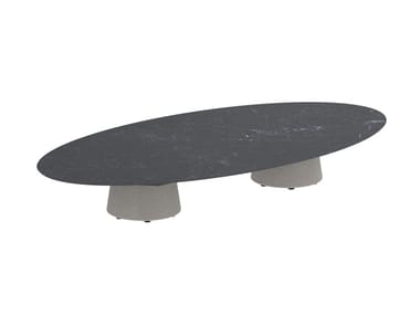 CONIX - Oval garden side table by Royal Botania