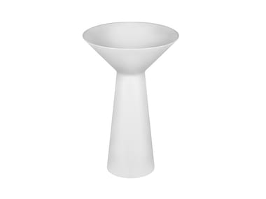CONO - Freestanding round Cristalplant® washbasin by Gessi