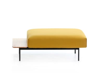 CONVERT - Upholstered pouf with integrated magazine rack by Prostoria