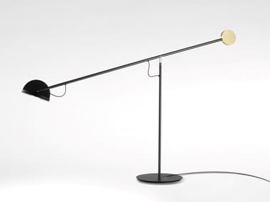 COP?RNICA M - With swing arm steel table lamp by Marset