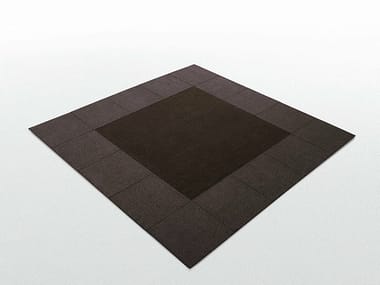 CORNICE 50 - Square felt rug by Paola Lenti