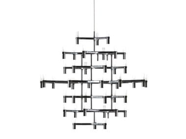 CROWN MAGNUM - Die cast aluminium chandelier by Nemo