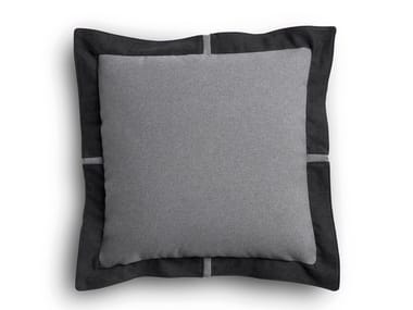 CUSHION - Solid-color square fabric cushion by Bodema