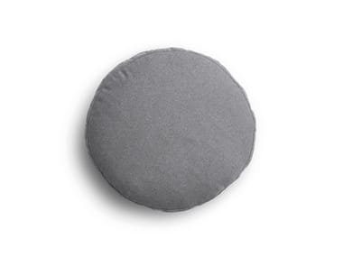 CUSHION - Solid-color round fabric cushion by Bodema