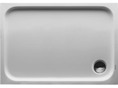 D-CODE - Rectangular acrylic shower tray by Duravit