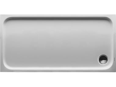 D-CODE - Rectangular acrylic shower tray by Duravit