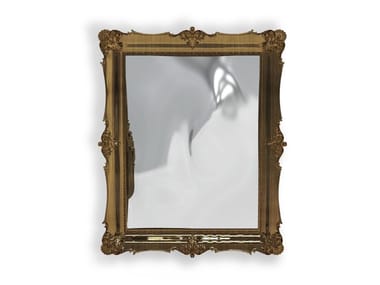 D. DINIS - Rectangular framed wall-mounted wood and glass mirror by Boca do Lobo