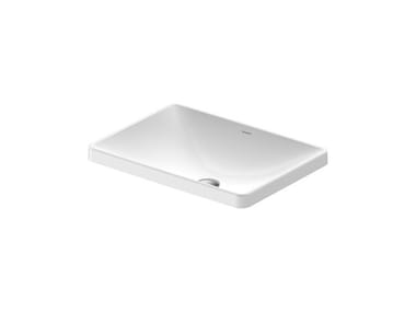 D-NEO - Inset ceramic washbasin by Duravit