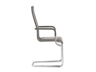 D26I - Cantilever chair with armrests by Tecta