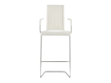 D30I - Cantilever barstool with armrests by Tecta