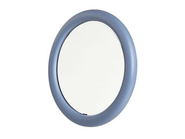 GIOTTO - Wall-mounted polyethylene mirror with integrated lighting by Slide