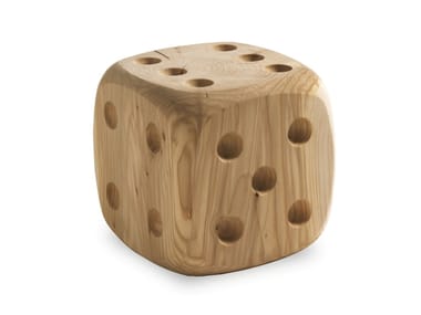 DADONE SMALL & BIG - Low soli cedar wood stool by Riva 1920