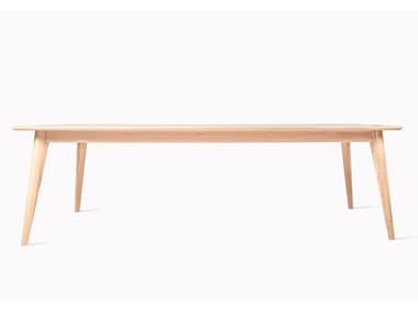 DAN - Rectangular oak dining table by Vincent Sheppard