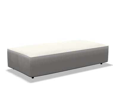 DANDY - Rectangular fabric garden pouf by RODA