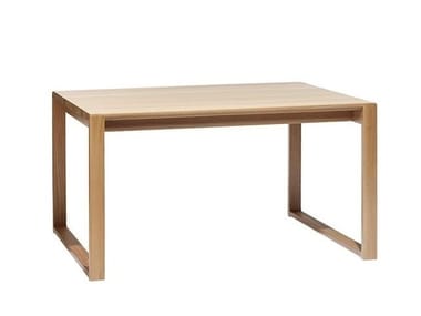 DELTA - Rectangular solid wood table by TON