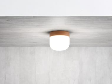 DELUX - LED glass and aluminium ceiling lamp by Martinelli Luce