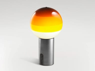 DIPPING PORTABLE - LED cordless blown glass table lamp by Marset