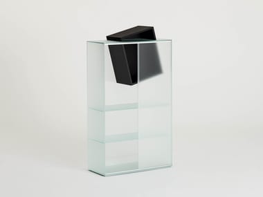 DRIFT - Display cabinet with sliding doors by Glas Italia