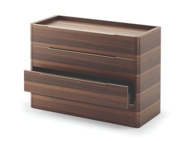 DOMUS - Wooden chest of drawers by Turri