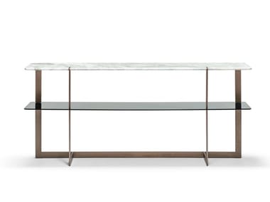 DOUGLAS - Rectangular marble console table by Arketipo