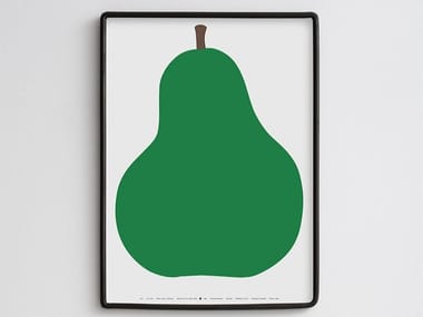 DUE, LA PERA 50 X 70 - Paper Silkscreen by Danese Milano