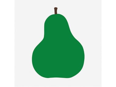 DUE, LA PERA - 2 colours screenprinted on dropjet paper by Danese Milano