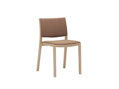 DUOS SI2752 - Upholstered wooden chair by Andreu World