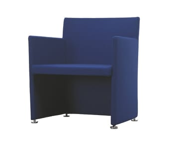 SUPERSOFT - Easy chair with armrests by Cappellini