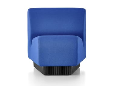 CHADWICK - Upholstered modular fabric easy chair by Herman Miller