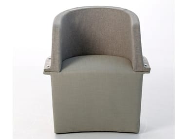 ASSEMBLY - Fabric easy chair with armrests by Moroso