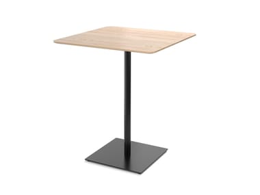 EASY MIX & FIX 635 - Square wooden high table by TON