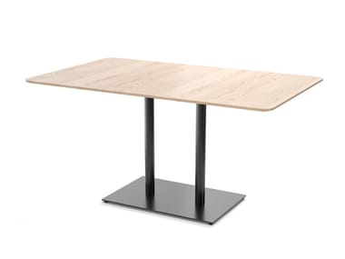 EASY MIX & FIX 636 - Rectangular wooden dining table by TON