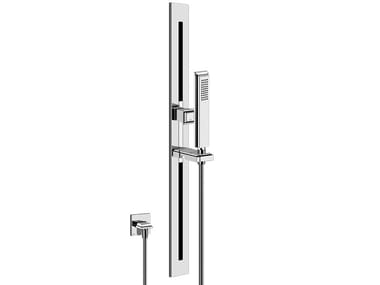 ELEGANZA SHOWER - Brass shower wallbar with hand shower by Gessi