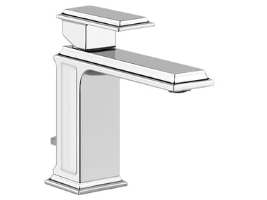 ELEGANZA - 1 hole metal washbasin mixer with pop up waste by Gessi