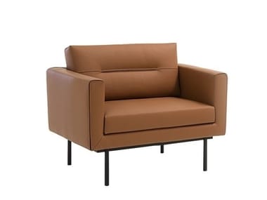 ELEMENT BU0728 - Armchair with armrests by Andreu World