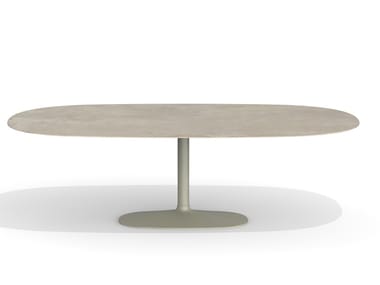 ELLIS - Oval ceramic table by Desalto