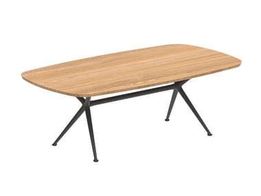 EXES - Rectangular teak garden table by Royal Botania