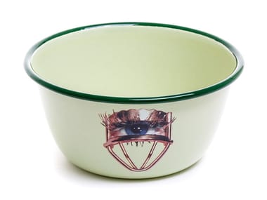 EYE - Enamelled metal serving bowl (Request Info)