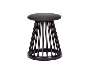 FAN - Low upholstered stool by Tom Dixon