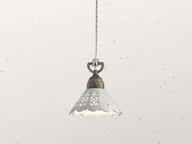 FIOR DI PIZZO 065.07 - LED ceramic pendant lamp by Il Fanale