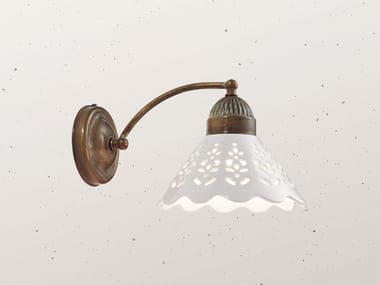 FIOR DI PIZZO 065.17 - LED ceramic wall lamp by Il Fanale