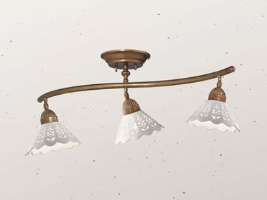 FIOR DI PIZZO 065.21 - LED ceramic ceiling lamp by Il Fanale