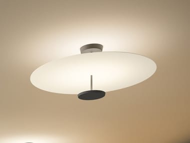 FLAT 5915 - LED metal ceiling lamp by Vibia