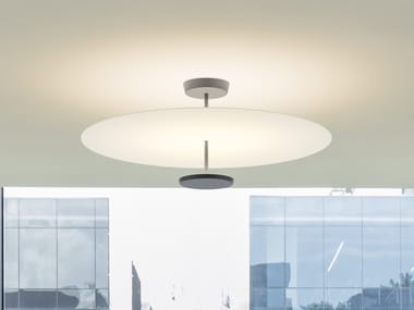 FLAT 5926 - LED metal ceiling lamp by Vibia